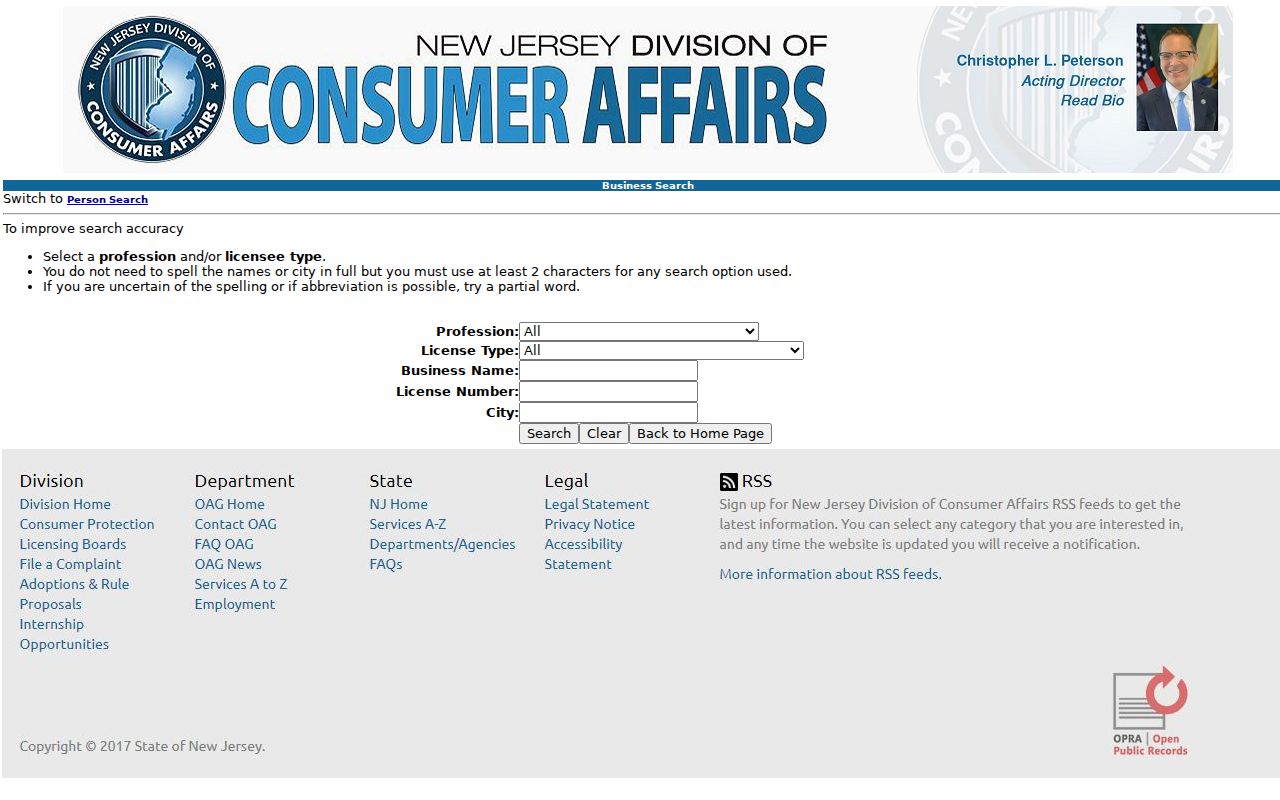 Ewing Township residents directory New Jersey license verification search